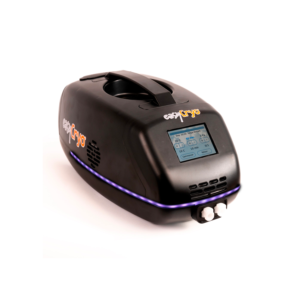 Appareil SO CRYO utilisé avec un masque facial